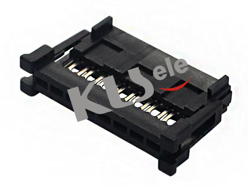 KLS1-204P Single Row Pitch 2.54mm IDC Cable Connector