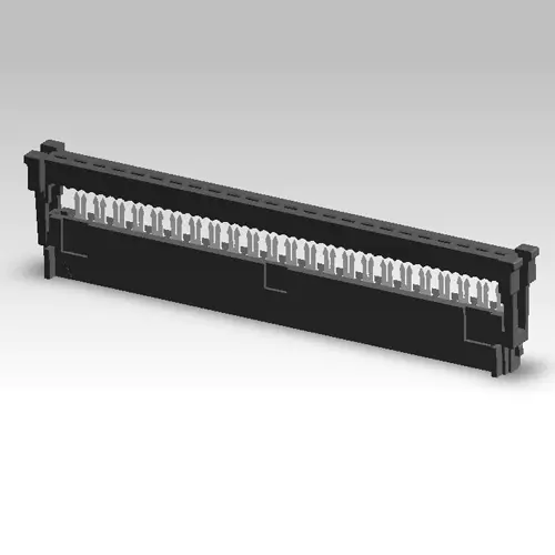 KLS1-204SC Single Row 2.54mm IDC Calble Connector