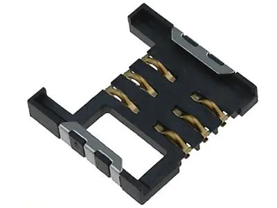 KLS1-SIM-015 2.54mm Pitch SIM Card Connector 6 Pin H2.7mm