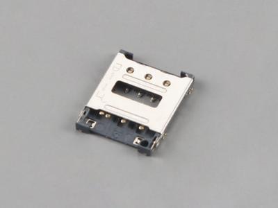 KLS1-SIM-101  H1.4mm 6 Pin With CD pin Nano SIM Card Connector