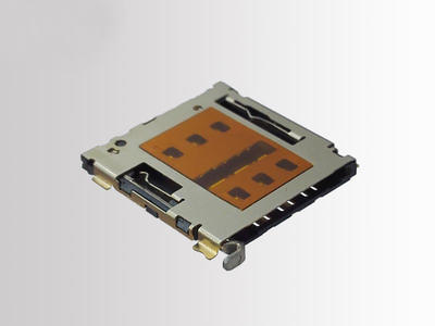 KLS1-SIM-102 1.27mm Pitch 6 Pin H1.5mm With CD pin Nano SIM Card Connector