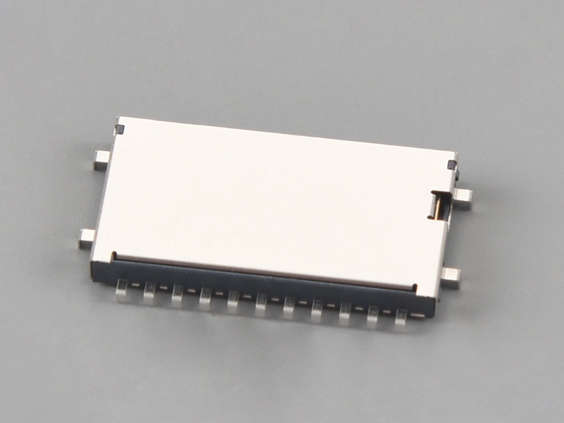 KLS1-SD-003 H2.2mm With CD Pin Right Angle SD Card Connector