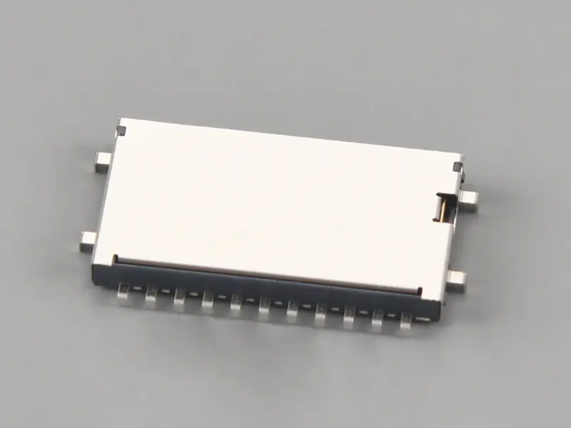 KLS1-SD-003 H2.2mm With CD Pin Right Angle SD Card Connector