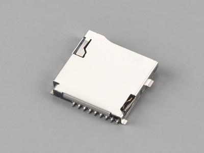 KLS1-TF-003 Push-Push H1.85mm With CD Pin Micro SD Card Connector