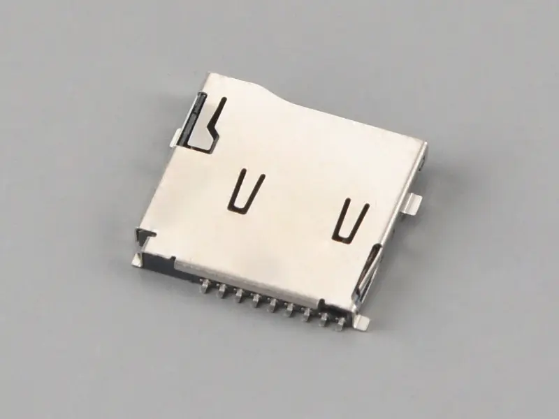 KLS1-TF-003D Push-Push H1.85mm With CD Pin Micro SD Card Connector