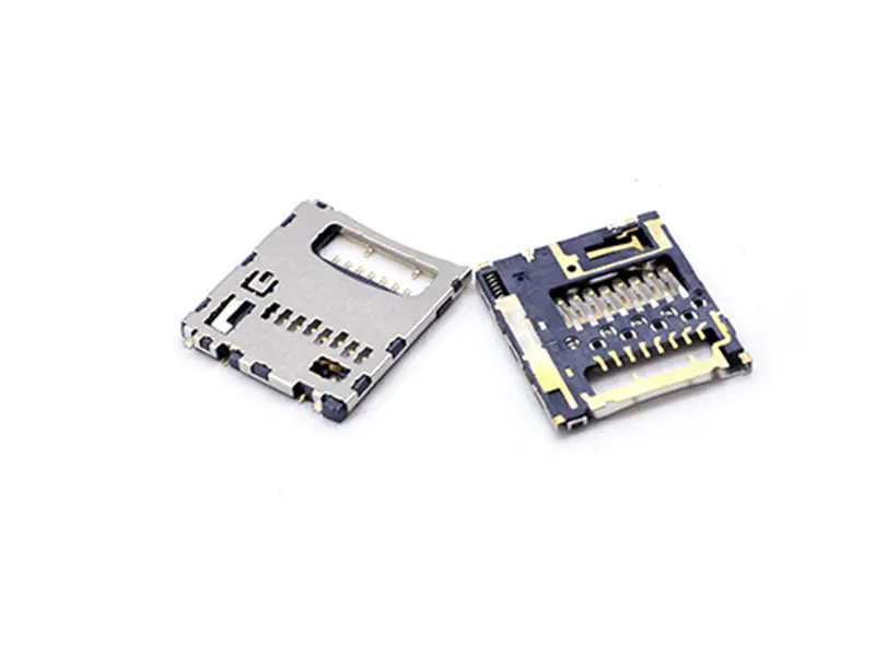 KLS1-TF-018 Push-Push H1.29mm With CD Pin Micro SD Card Connector