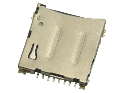 KLS1-SD111-R Push H1.5mm 8P Micro SD Card Connector