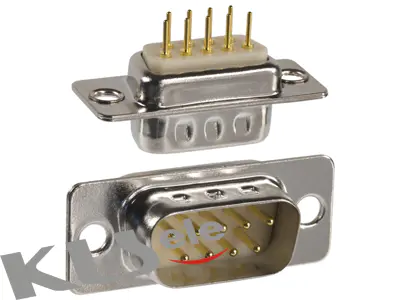 KLS1-221  DP 2 Row PCB Dip Type D-Sub Connector 9 15 25 37 50 pin male female