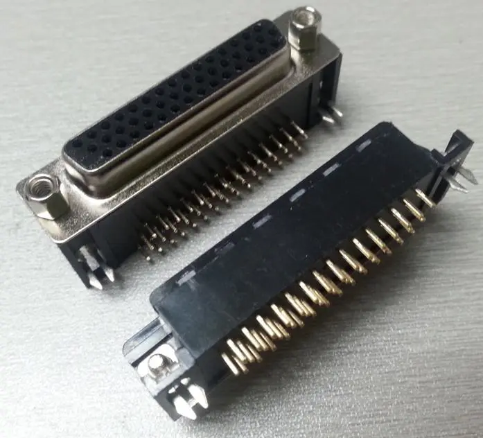 KLS1-315 HDR 3 Row PCB Right Angle 8.89mm Type D-Sub Connector 15 26 44 62 78 pin male female