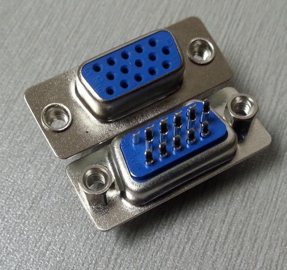 KLS1-214A & KLS1-214D HDB Simple 3 Row Solder Type  D-Sub Connector 15 26 44 62 pin male female