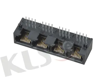 KLS12-312-10P-1X4 PCB Modular Jack RJ50 (56SERIES)