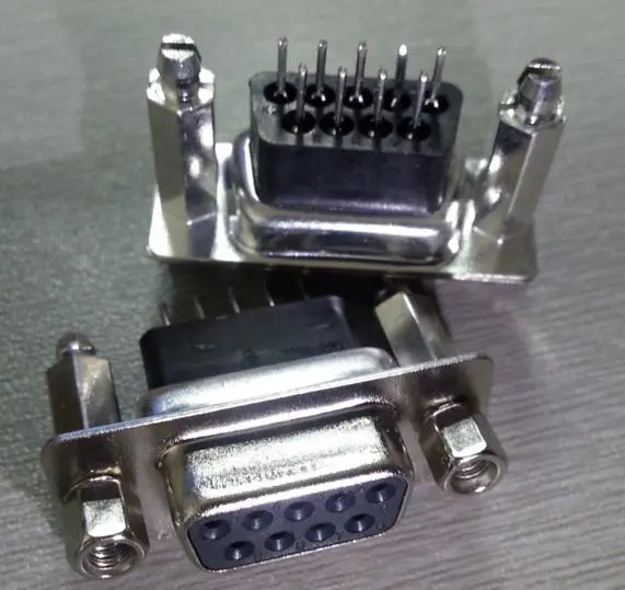 KLS1-171 / KLS1-171B / KLS1-171C 2 Row PCB Dip Type D-Sub Connector 9 15 25 37 pin male female