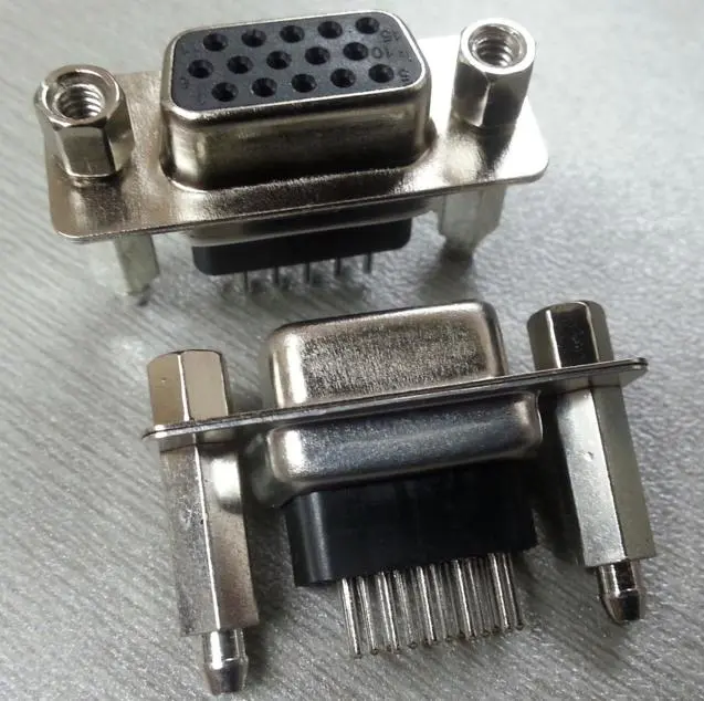 KLS1-172 / KLS1-172B / KLS1-172C 3 Row PCB Dip Type D-Sub Connector 15 26 44 62 pin male female
