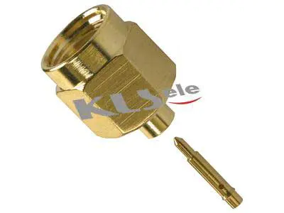 KLS1-SMA004 	SMA Cable Connector (Plug, Male,50Ω)