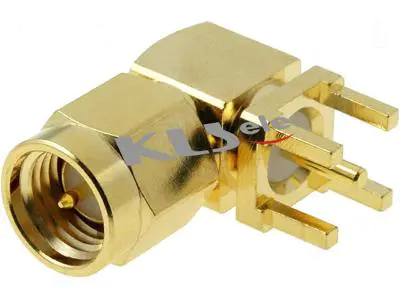 KLS1-SMA015 PCB Mount SMA Connector (Plug, Male,50Ω)