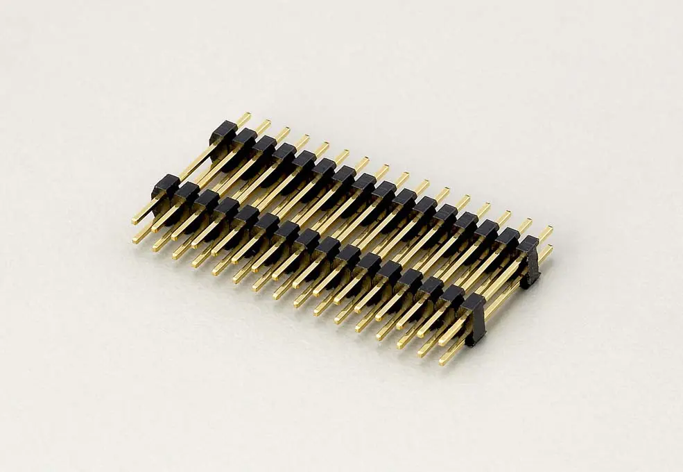 KLS1-218B 2.0mm Pitch Pin Header Connector Dual Insulator Plastic Type