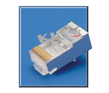 KLS12-RJ46B-10P Modular Plug Shield RJ50