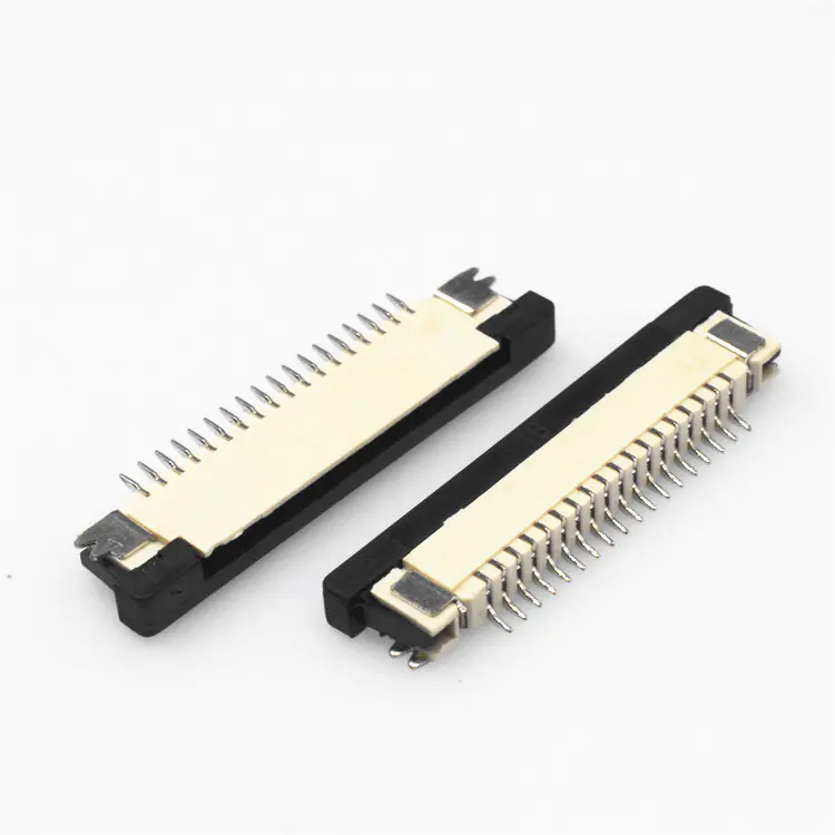 KLS1-241E 0.8mm ZIF SMT H2.5mm bottom & Lower contacts FPC/FFC connector