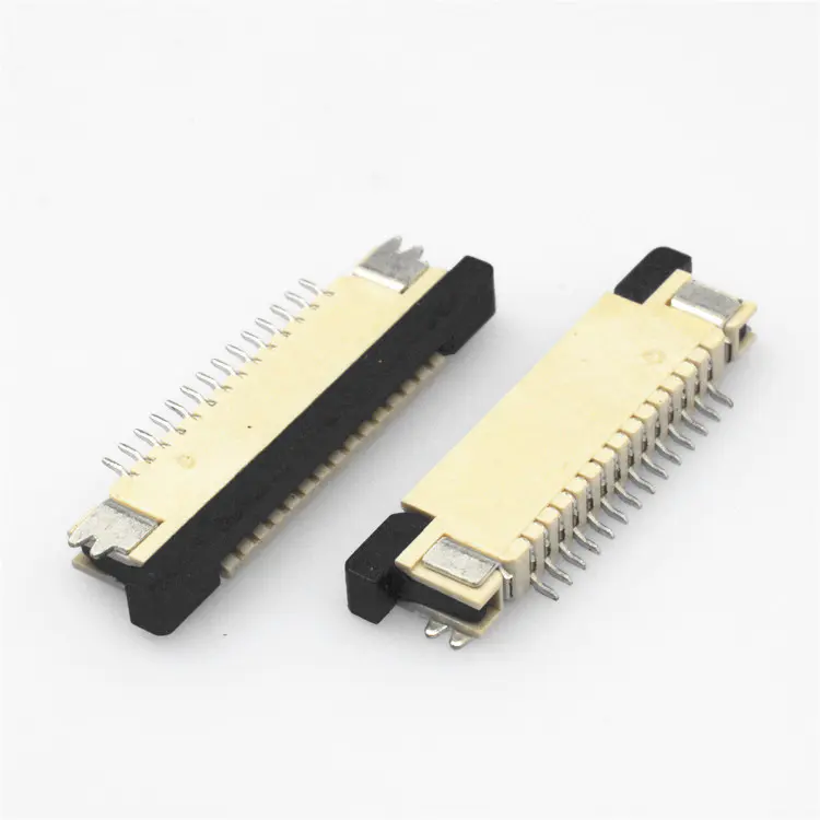 KLS1-241E 0.8mm ZIF SMT H2.5mm bottom & Lower contacts FPC/FFC connector