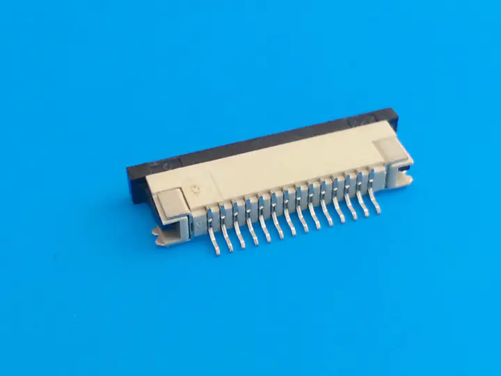 KLS1-241D 0.8mm ZIF SMT H2.0mm bottom & Lower contacts FPC/FFC connector