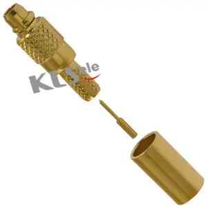 KLS1-MMCX005 MMCX Cable Connector (Plug,Male,50Ω)