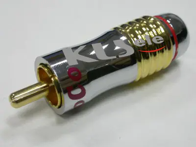 KLS1-RCA-PM13    Gold Plated RCA Phono Audio Plug