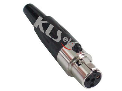 KLS1-XLR-P01A   Mini XLR Audio Plug
