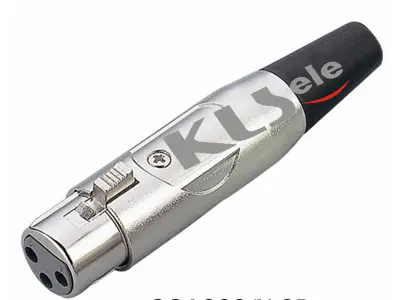 KLS1-XLR-P10      XLR Plug Audio Connector