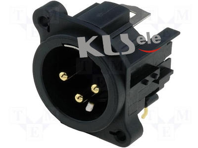 KLS1-XLR-S10     XLR Audio Panel Socket