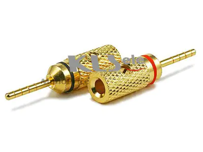 KLS1-BAP-018  Banana  Audio plug gold