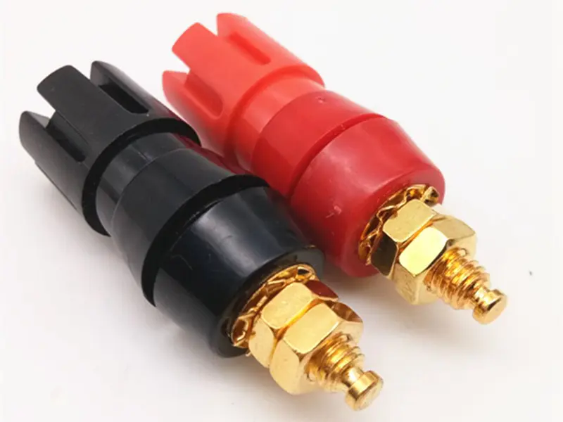 KLS1-BIP-007  M5x45mm,Binding Post Connector,Gold Plated