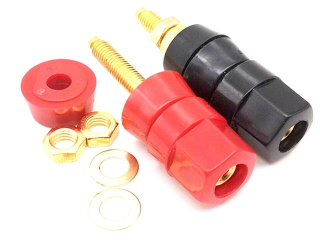 KLS1-BIP-041  M5x50mm,Binding Post Connector,Gold Plated