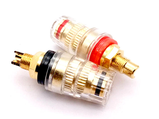 KLS1-BIP-016   M8x46mm,Binding Post Connector,Gold Plated