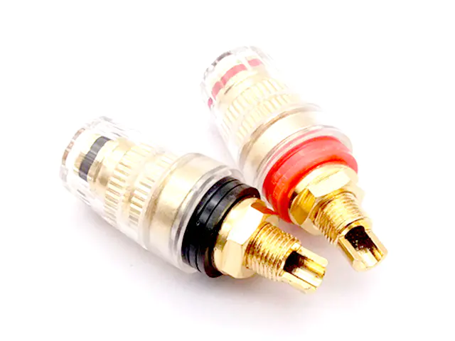 KLS1-BIP-016   M8x46mm,Binding Post Connector,Gold Plated
