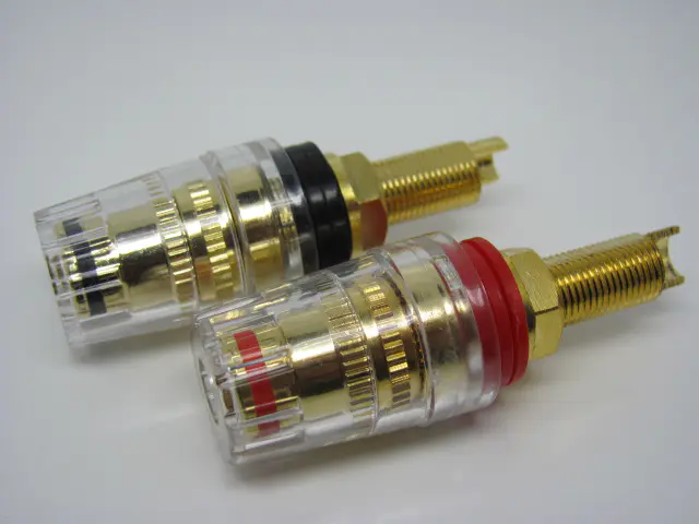 KLS1-BIP-030   M8x54mm,Binding Post Connector,Gold Plated