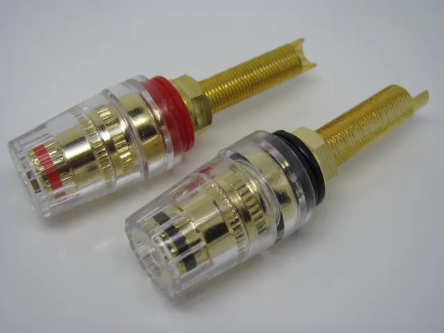 KLS1-BIP-031   M8x65mm,Binding Post Connector,Gold Plated