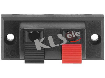 KLS1-WP-2P-03A      Spring Terminals Speaker Video Connectors