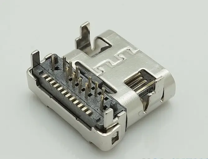 KLS1-5466 24P DIP+SMD L=8.65mm USB 3.1 type C connector female socket