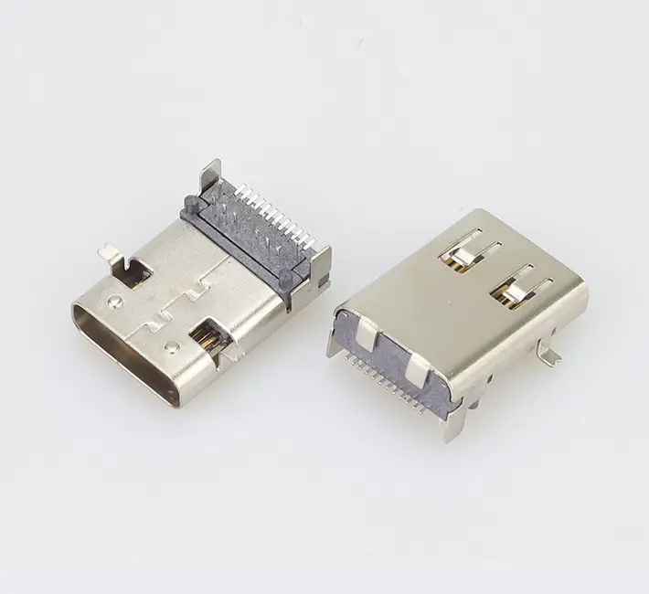 KLS1-5468 24P DIP+SMD L=12.0mm USB 3.1 type C connector female socket