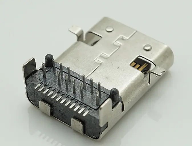 KLS1-5468 24P DIP+SMD L=12.0mm USB 3.1 type C connector female socket
