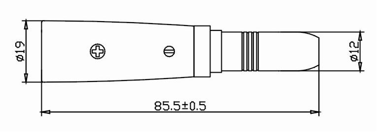 KLS1-PTA-02   XLR Adaptor Video Connectors