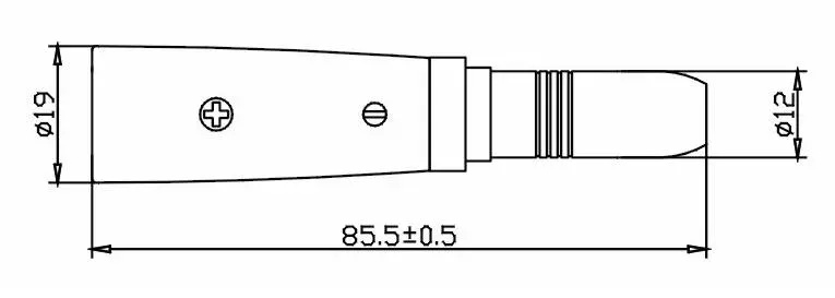 KLS1-PTA-02   XLR Adaptor Video Connectors