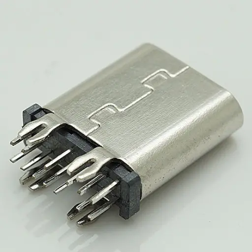 KLS1-5459 14P DIP Vertical L=10.0mm USB 3.1 type C connector female socket