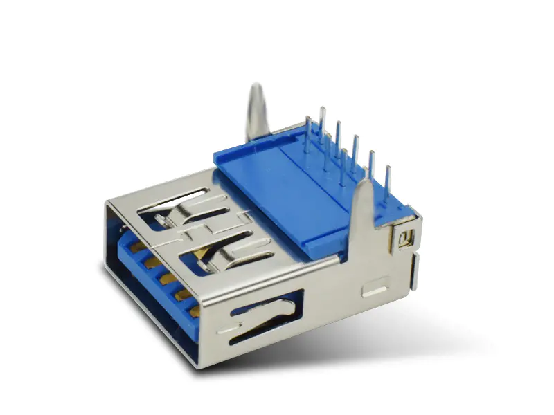 KLS1-3021 dip 90 A Female 9P USB 3.0 Connectors