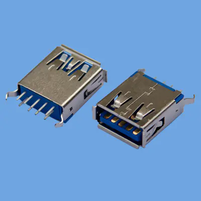 KLS1-3006 dip 180 A Female 9P USB 3.0 Connectors