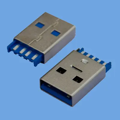 KLS1-312  A Male Solder USB 3.0 connector