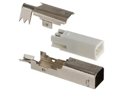 KLS1-184 B Male Solder USB Connector