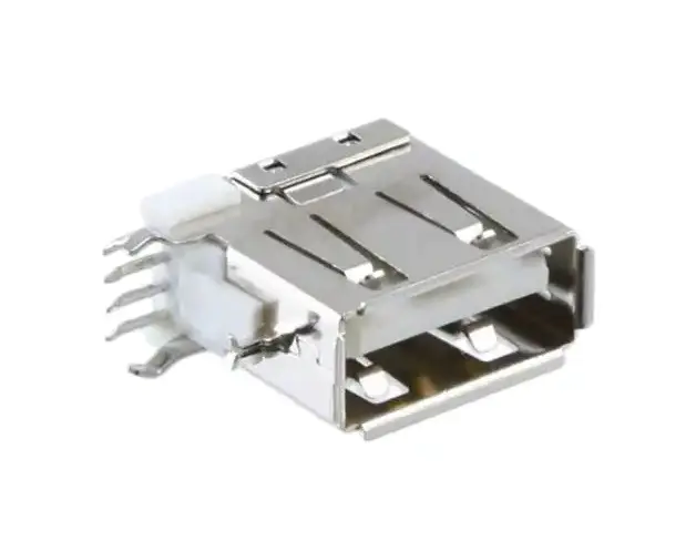 KLS1-1824 Upright dip 90 A Female USB Connectors