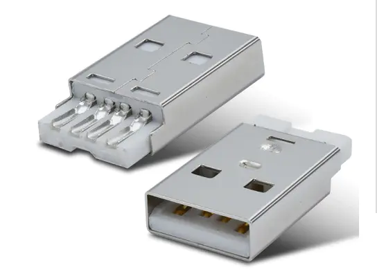 KLS1-1833 Solder A Male Plug USB Connector