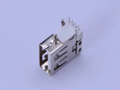 KLS1-1814 upright dip 90 A Female USB Connectors